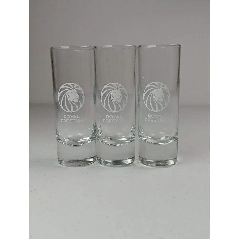 Royal Prestige Tequila Shot Glasses 4pk Brand New in Box